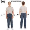 Lee Boys’ 5 Pocket Straight Fit Stretch Waist Denim Jeans(Tundra)