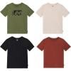 Lee Boys’ 4 Pack Variety Super Soft Stretchable Tee Short Sleeve T-Shirt(Olive Collection Set)