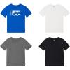 Lee Boys’ 4 Pack Variety Super Soft Stretchable Tee Short Sleeve T-Shirt(Royal Blue Collection Set)