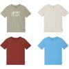 Lee Boys’ 4 Pack Variety Super Soft Stretchable Tee Short Sleeve T-Shirt(Sage Collection Set)